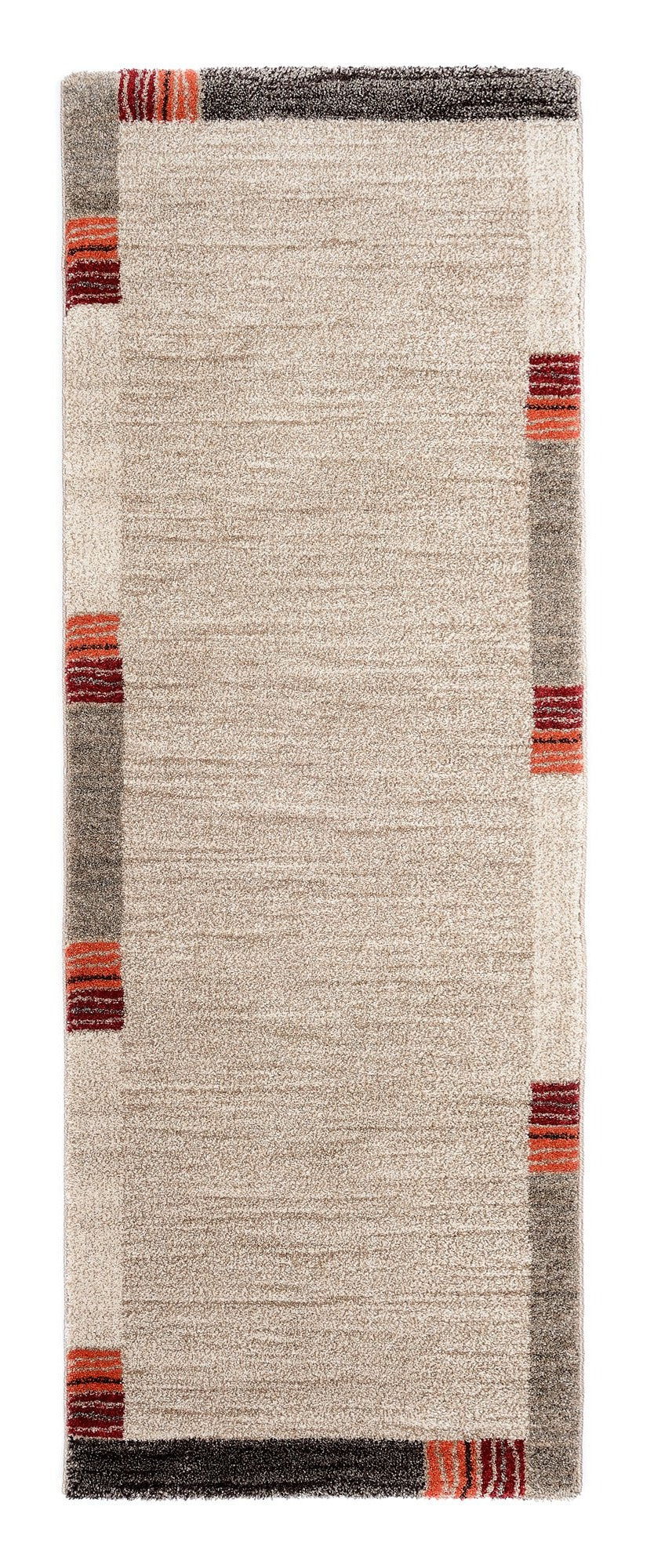 OCI Teppich CASTLE FLORA beige-dk.braun Läufer moderner Designer Teppich Öko-Tex