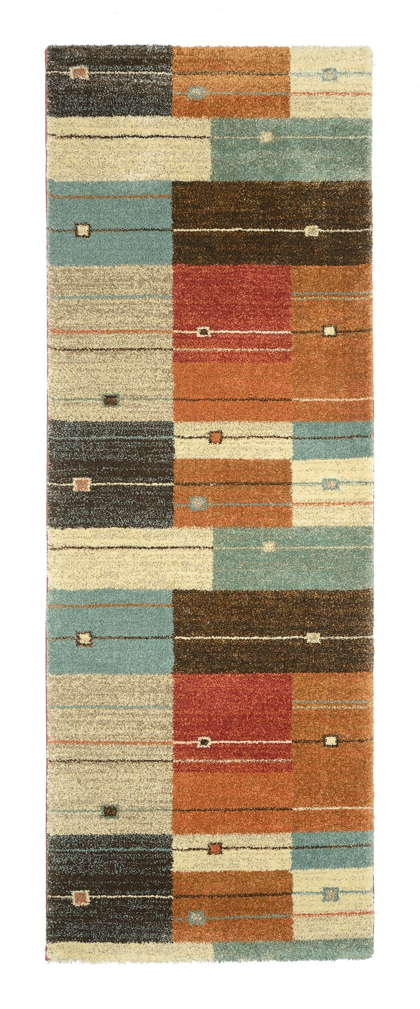 OCI Teppich CASTLE MODENA terra-mix Läufer moderner Designer Teppich Öko-Tex