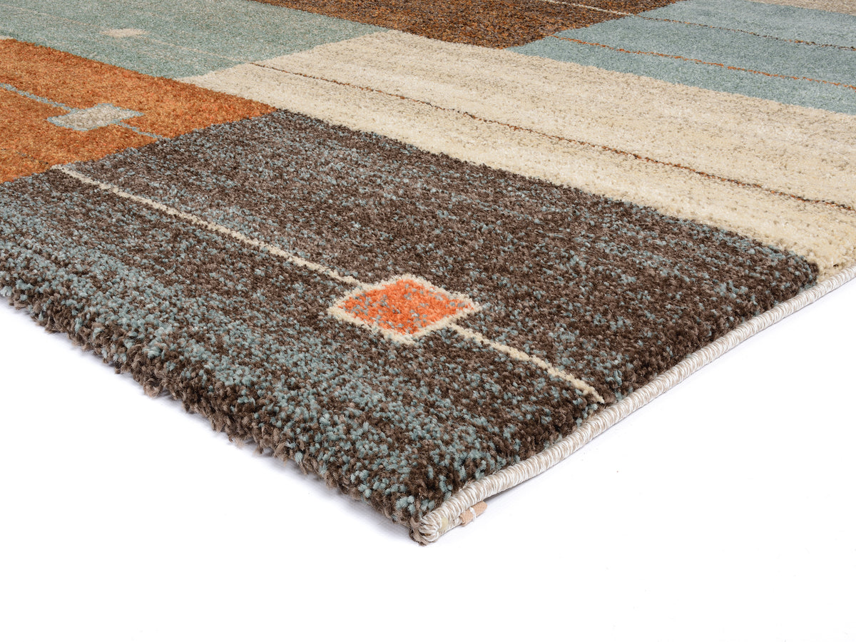 OCI Teppich CASTLE MODENA terra-mix moderner Designer Teppich Öko-Tex