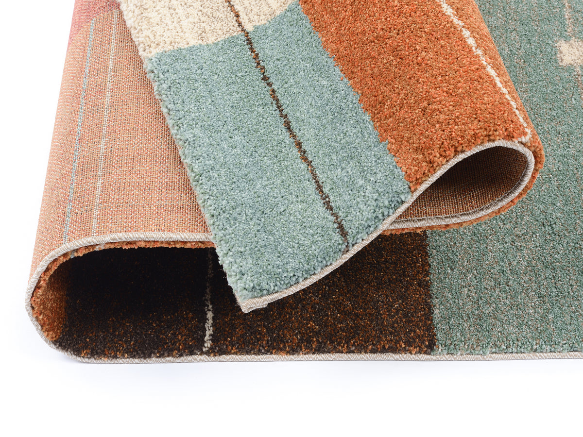 OCI Teppich CASTLE MODENA terra-mix moderner Designer Teppich Öko-Tex