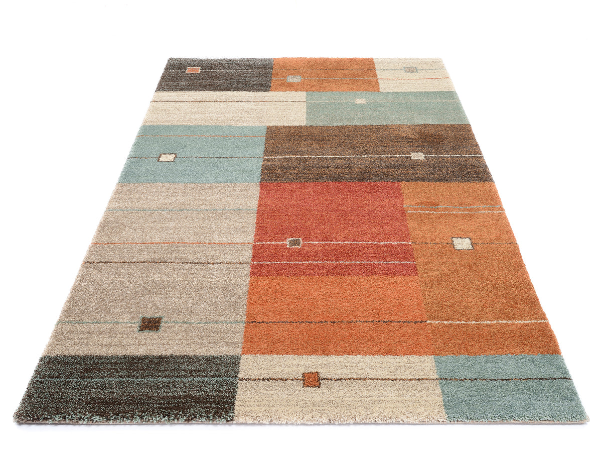 OCI Teppich CASTLE MODENA terra-mix moderner Designer Teppich Öko-Tex