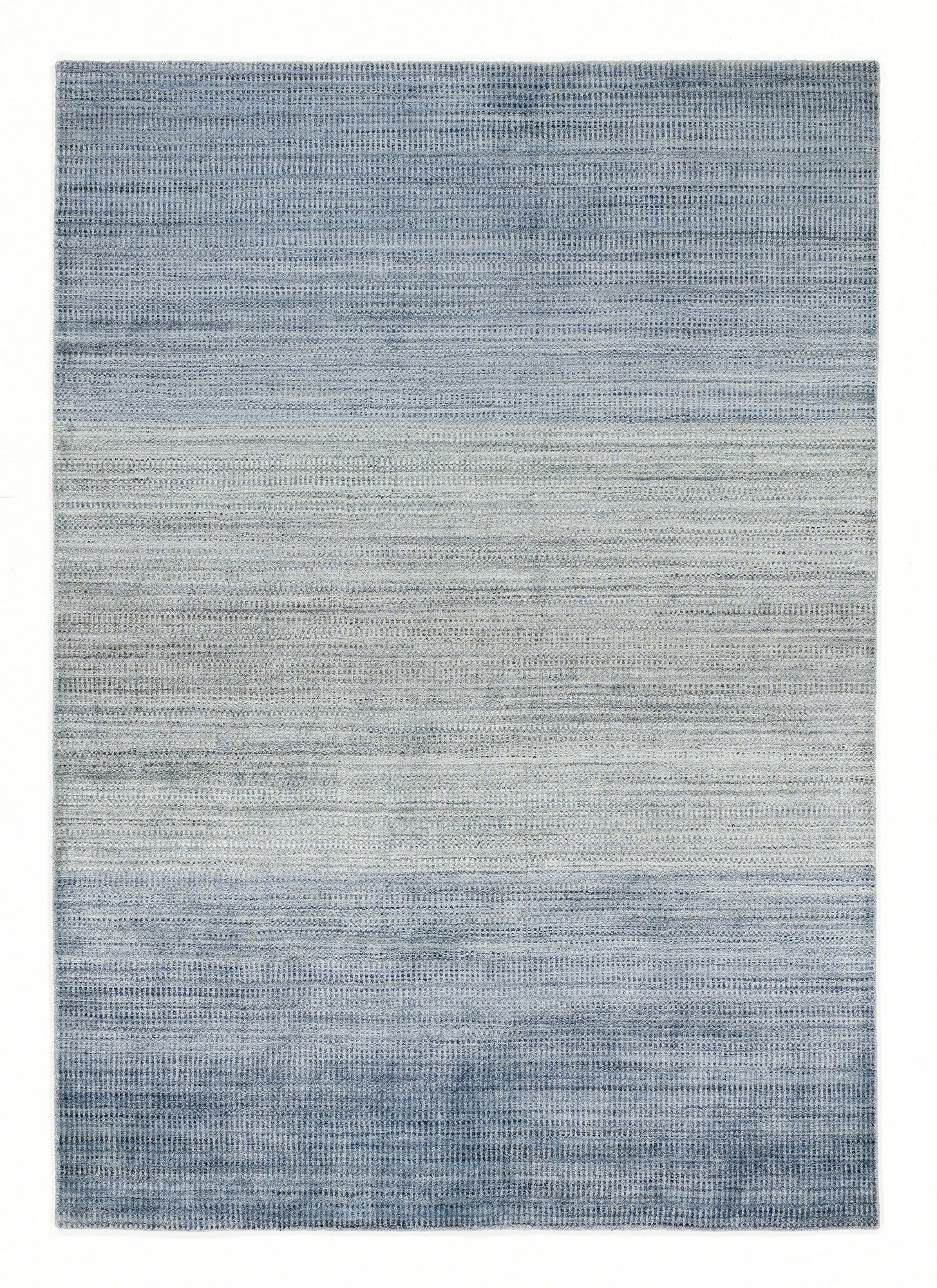OCI Teppich ECOLINE blau handgeknüpfter Indien-Teppich