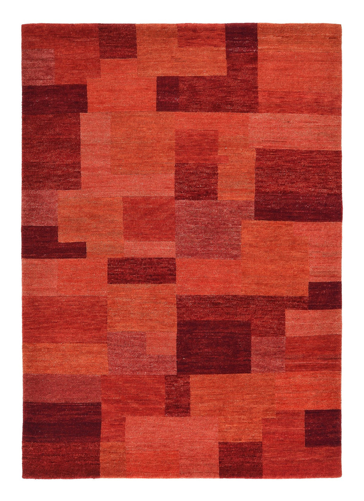 OCI Teppich ELEGANT NEW LIMA rot echter original handgeknüpfter Nepal-Teppich