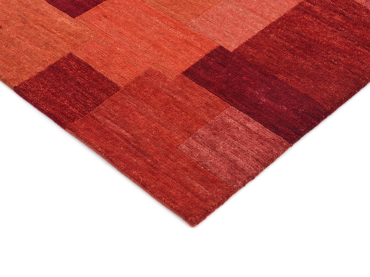 OCI Teppich ELEGANT NEW LIMA rot echter original handgeknüpfter Nepal-Teppich