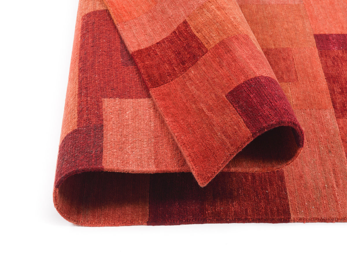 OCI Teppich ELEGANT NEW LIMA rot echter original handgeknüpfter Nepal-Teppich