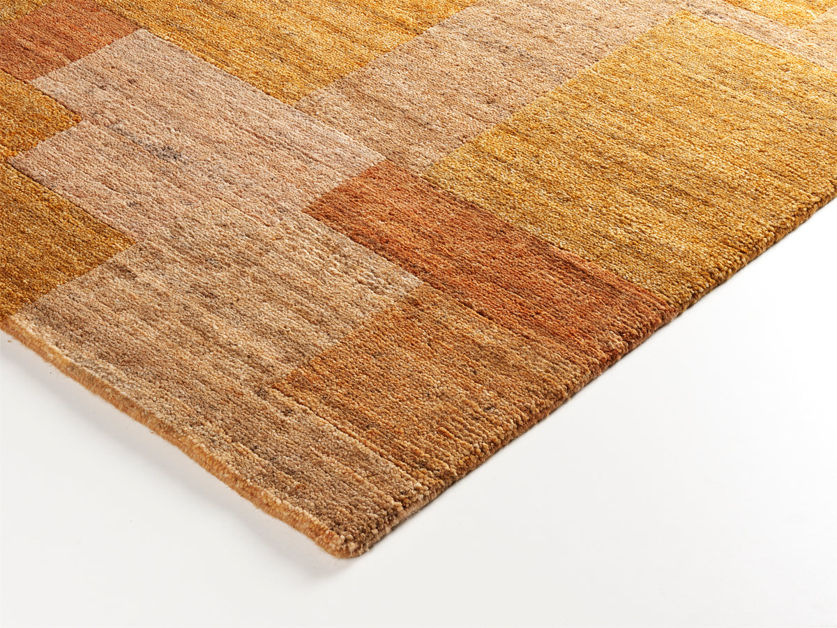 OCI Teppich ELEGANT NEW LIMA orange echter original handgeknüpfter Nepal-Teppich