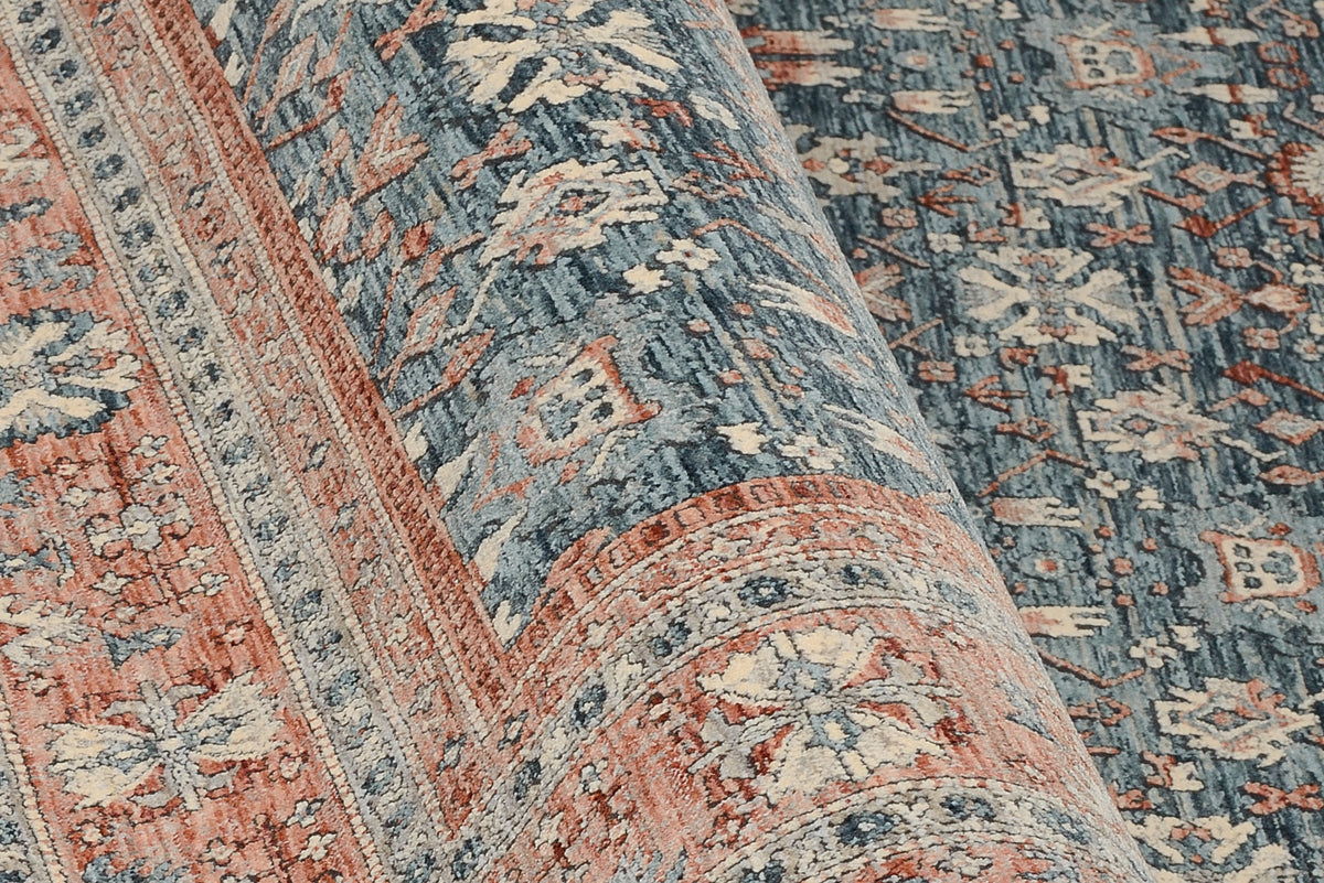 OCI Teppich GRAND FASHION 01 blau-terra Vintage Designer Teppich