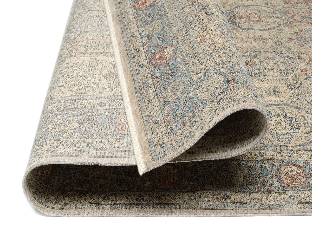 OCI Teppich DRAMA BLUE GRAND FASHION 02 Vintage Designer Teppich