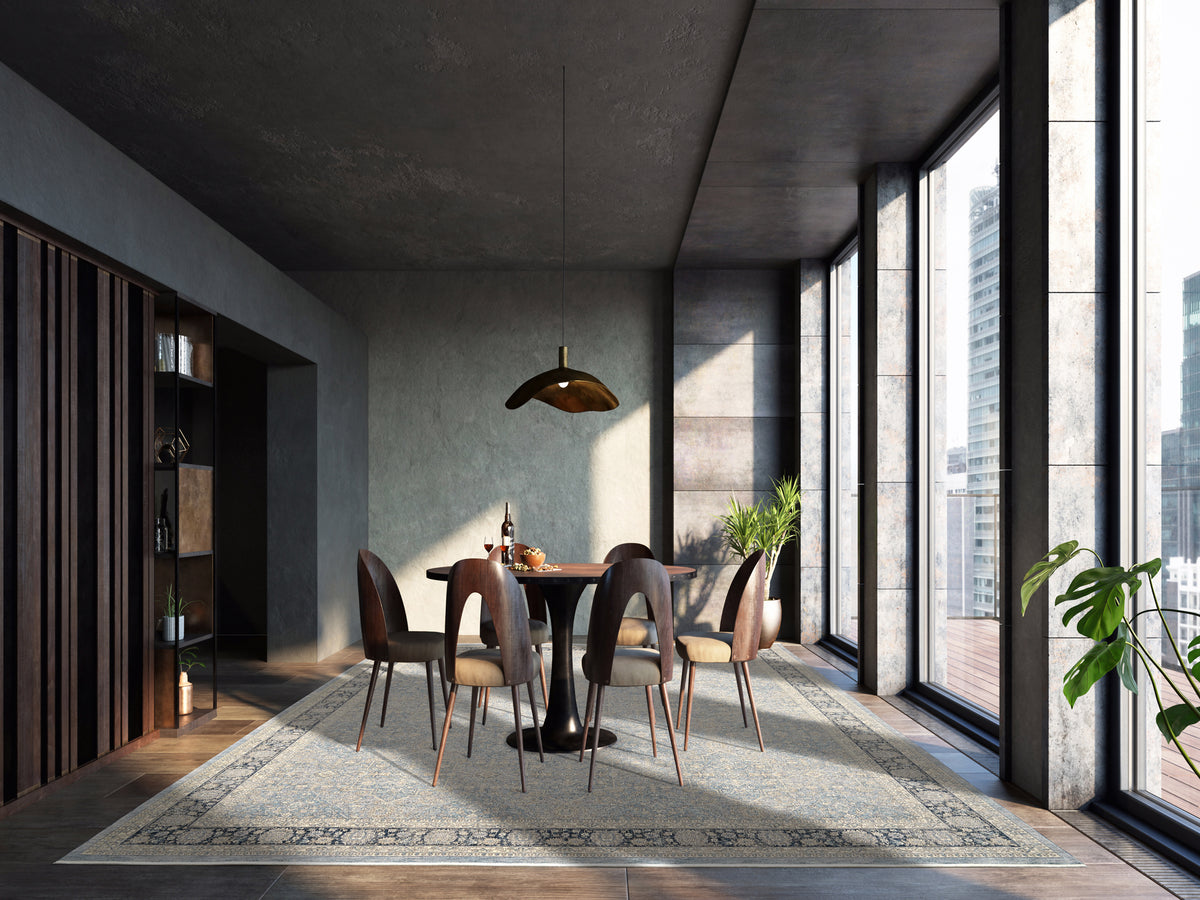 OCI Teppich DRAMA BLUE GRAND FASHION 02 Vintage Designer Teppich