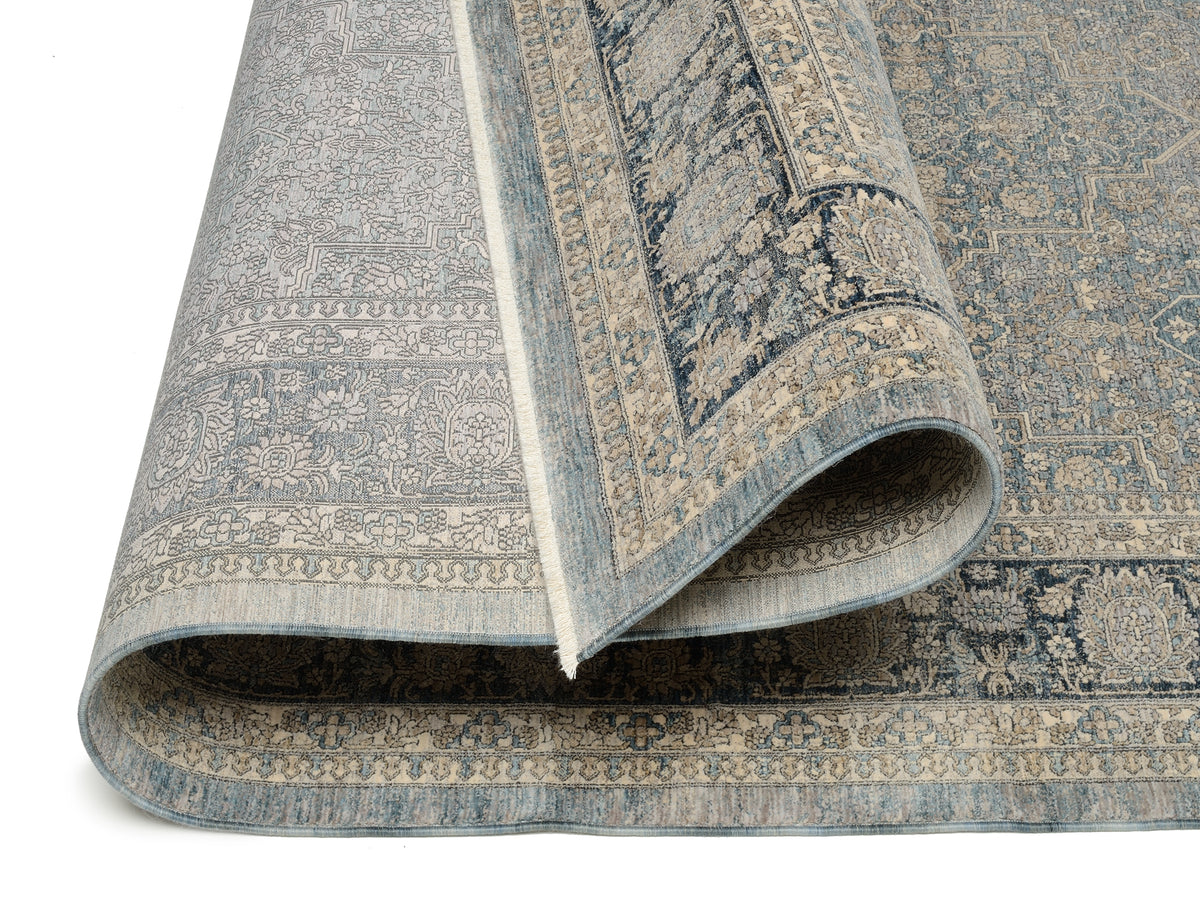 OCI Teppich DRAMA BLUE GRAND FASHION 02 Vintage Designer Teppich