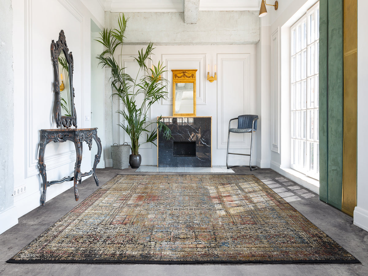 OCI Teppich GLAMOUR DEVORA multicolor Vintage Patchwork Designer Teppich + Orient