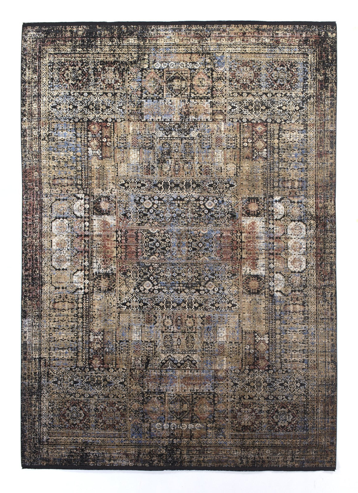 OCI Teppich GLAMOUR DEVORA multicolor Vintage Patchwork Designer Teppich + Orient