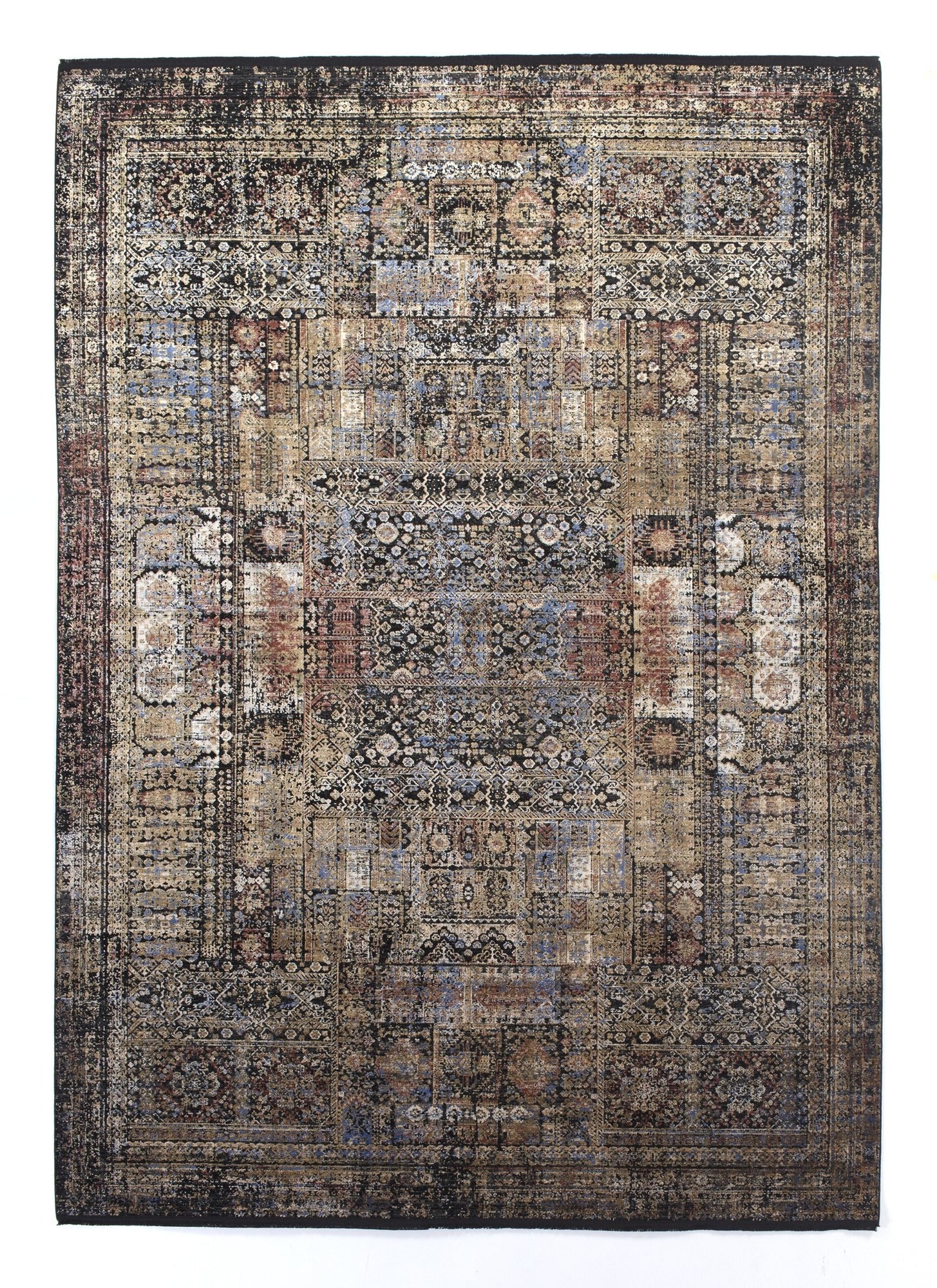 OCI Teppich GLAMOUR DEVORA multicolor Vintage Patchwork Designer Teppich + Orient