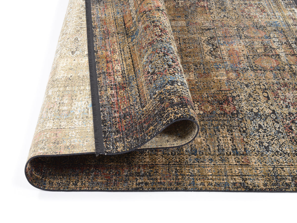 OCI Teppich GLAMOUR DEVORA multicolor Vintage Patchwork Designer Teppich + Orient