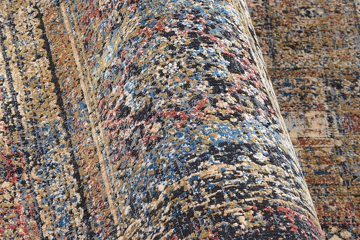 OCI Teppich GLAMOUR DEVORA multicolor Vintage Patchwork Designer Teppich + Orient