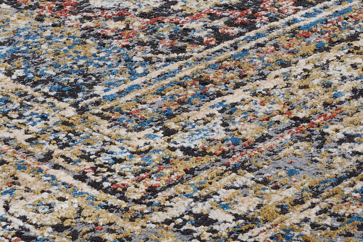 OCI Teppich GLAMOUR DEVORA multicolor Vintage Patchwork Designer Teppich + Orient