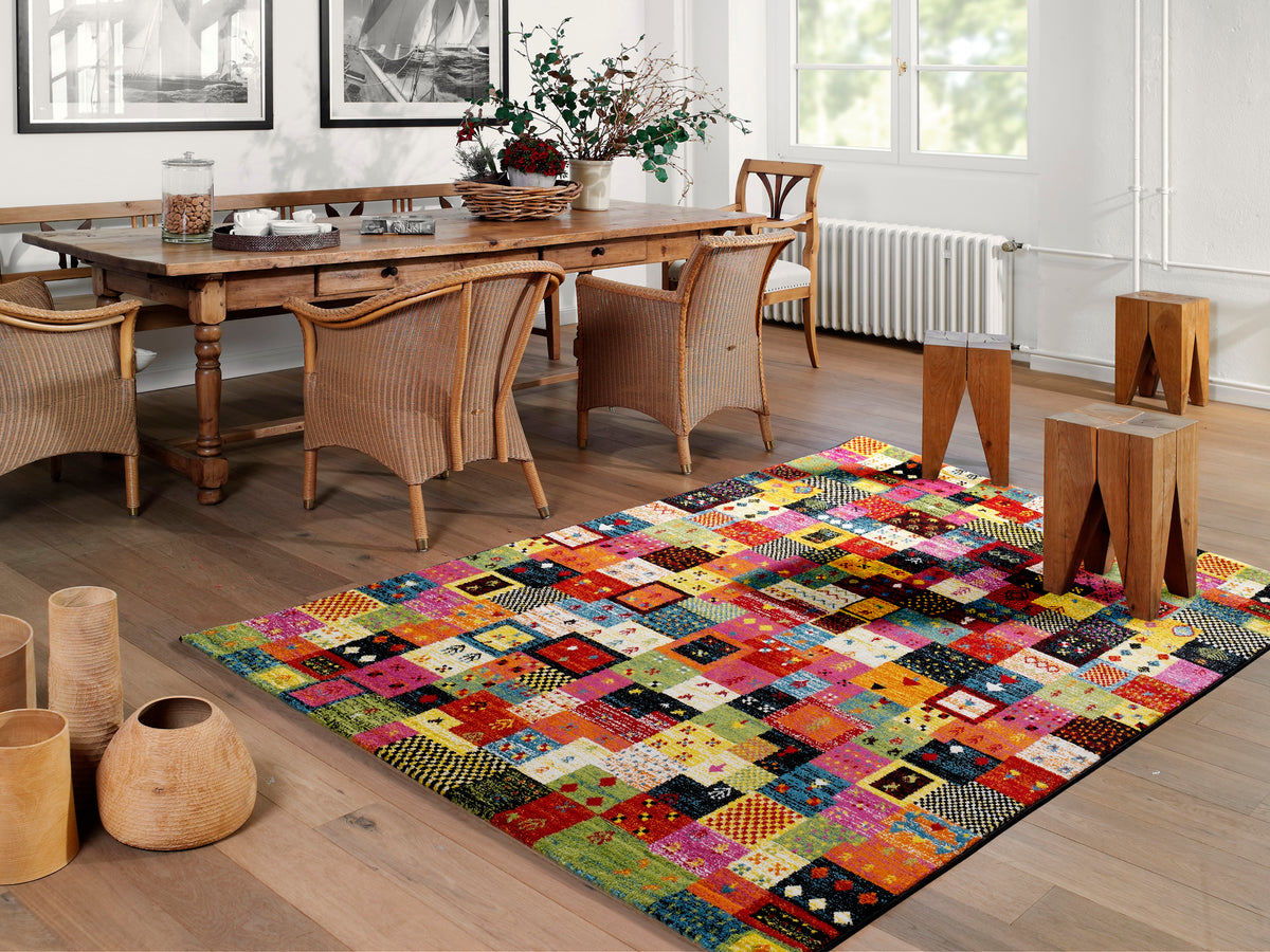 OCI Teppich HAPPINESS PARDIS multicolor moderner Designer Teppich bunt
