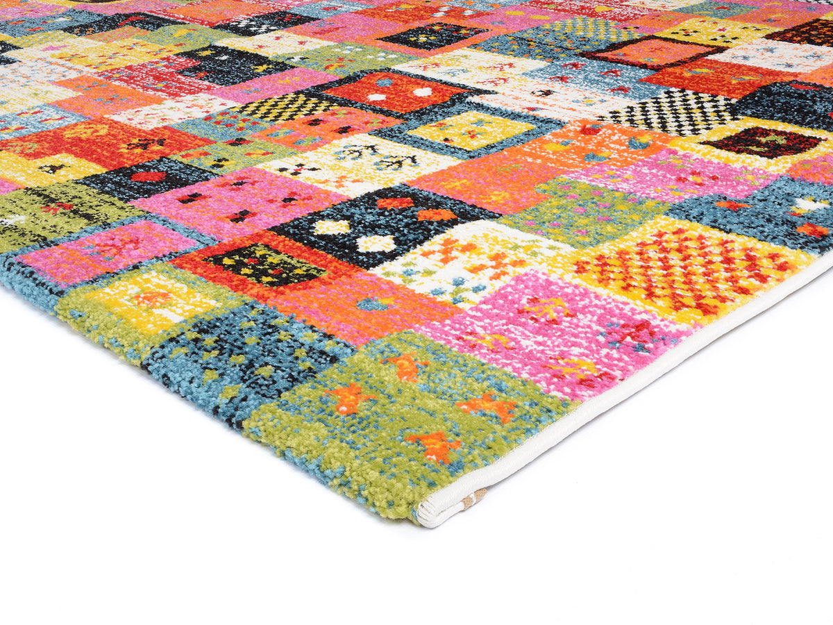 OCI Teppich HAPPINESS PARDIS multicolor moderner Designer Teppich bunt