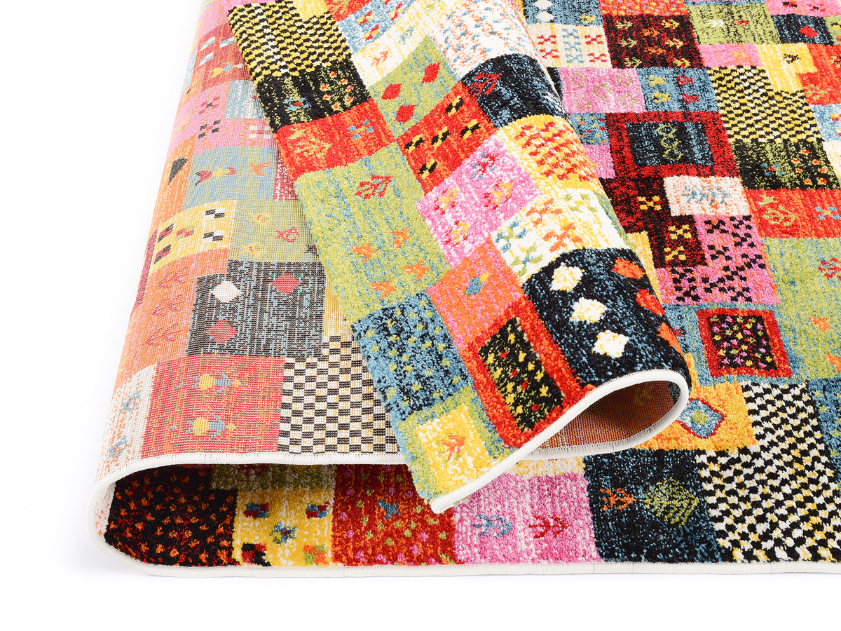 OCI Teppich HAPPINESS PARDIS multicolor moderner Designer Teppich bunt