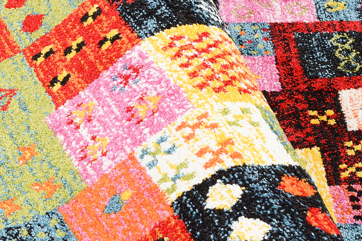 OCI Teppich HAPPINESS PARDIS multicolor moderner Designer Teppich bunt