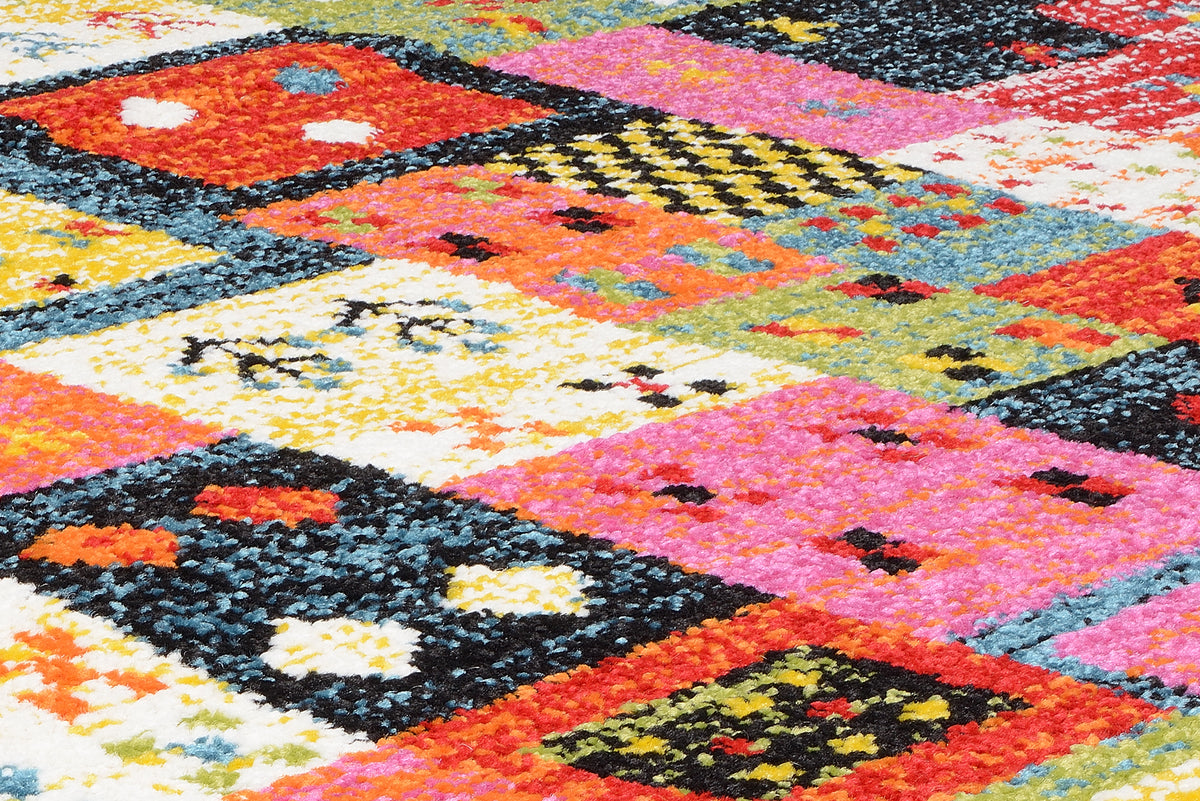 OCI Teppich HAPPINESS PARDIS multicolor moderner Designer Teppich bunt