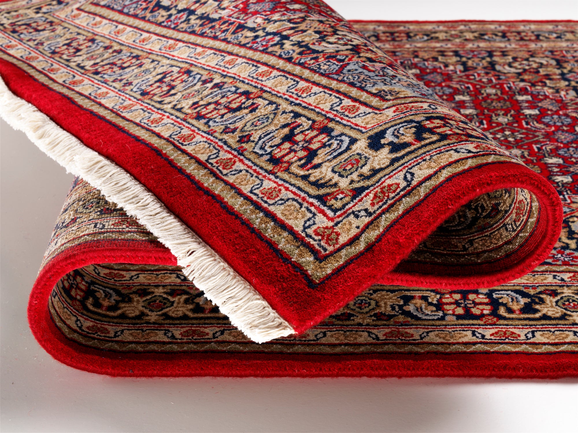 Teppiche Orient-Teppich ha HIMLA rot-blau Teppich - echter klassischer BIDJAR Meysen OCI