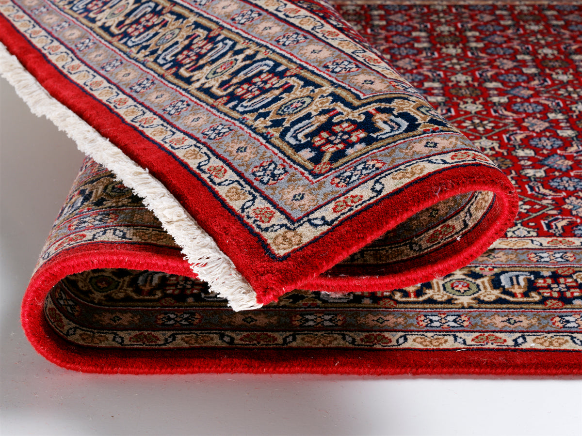 OCI Teppich HIMLA HERATI rot-blau echter klassischer Orient-Teppich handgeknüpft