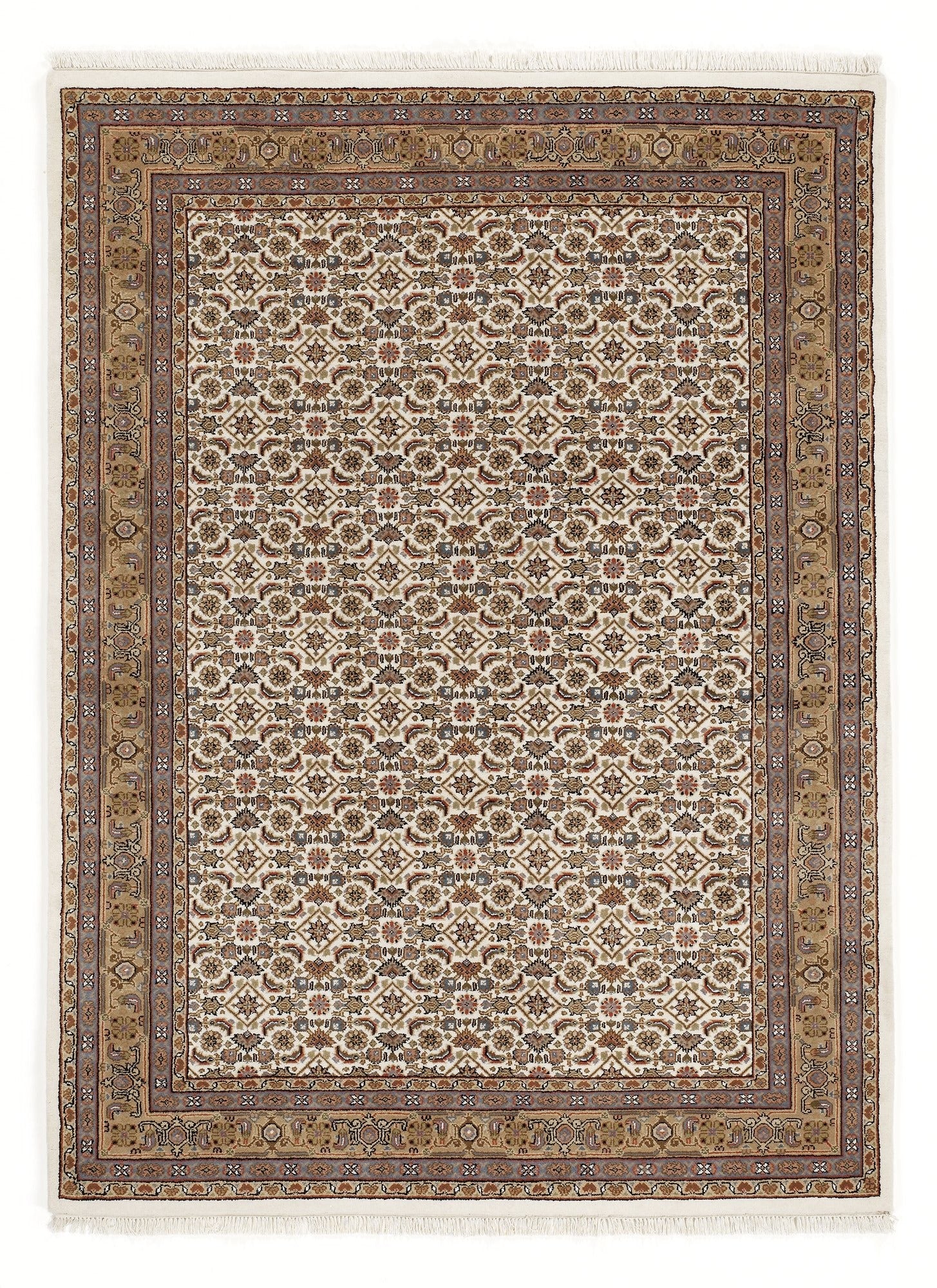 OCI Teppich HIMLA HERATI creme-beige echter klassischer Orient-Teppich handgeknüpft