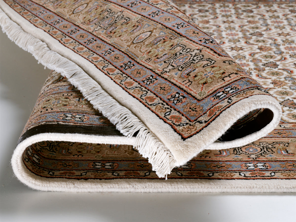 OCI Teppich HIMLA HERATI creme-beige echter klassischer Orient-Teppich handgeknüpft