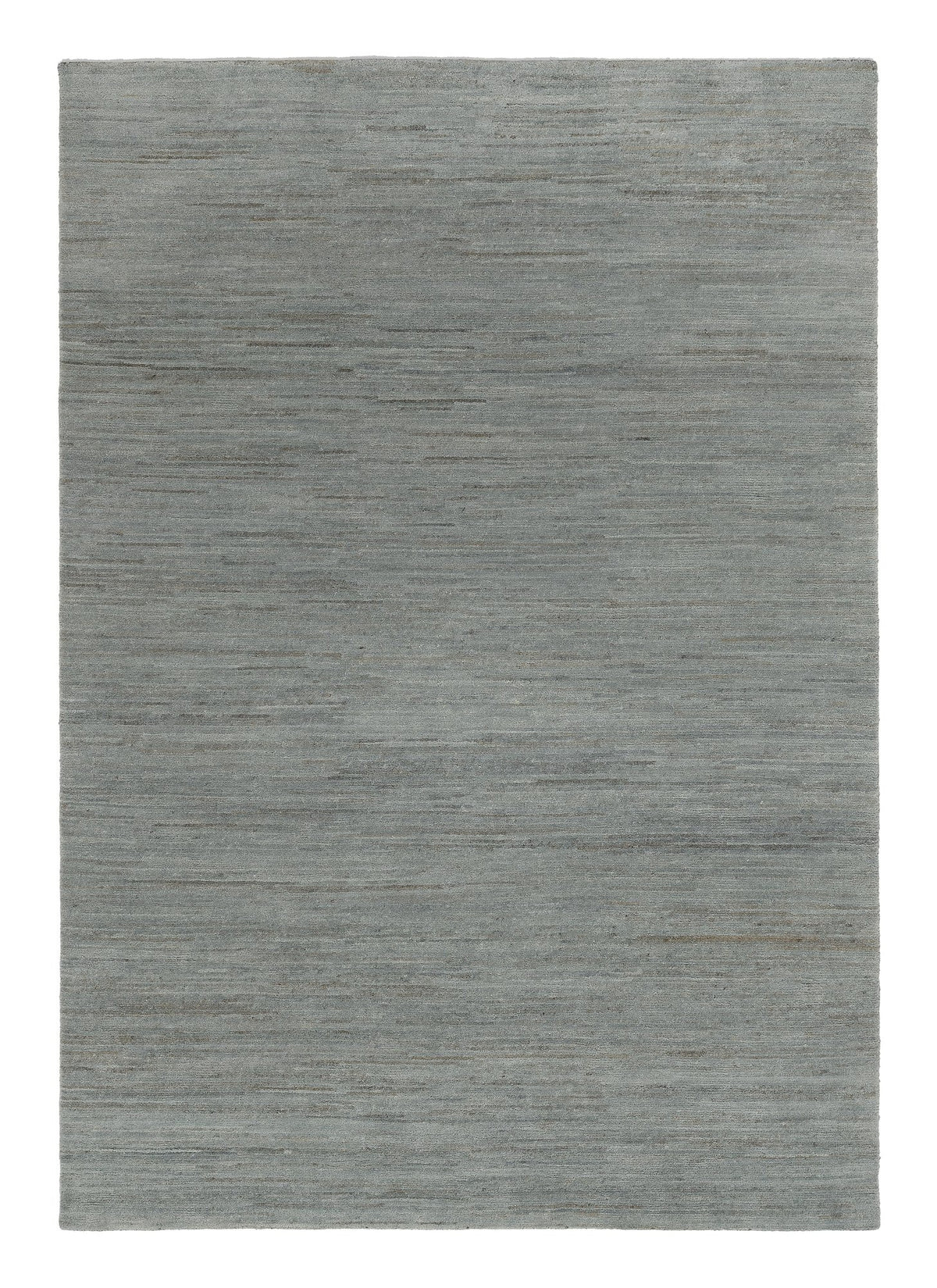 OCI Teppich HIMALI UNI silber-grau echter original handgeknüpfter Nepal-Teppich