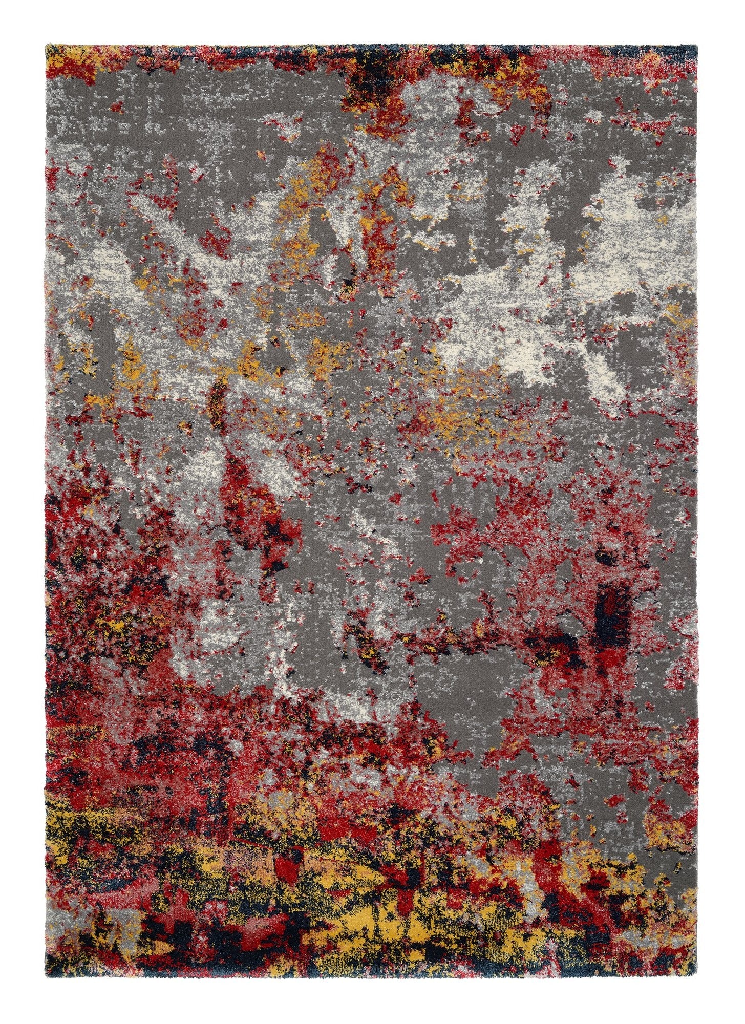 OCI Teppich HIGH AND LOW ONE multicolor weicher Shaggy Hochlor Langflor Teppich