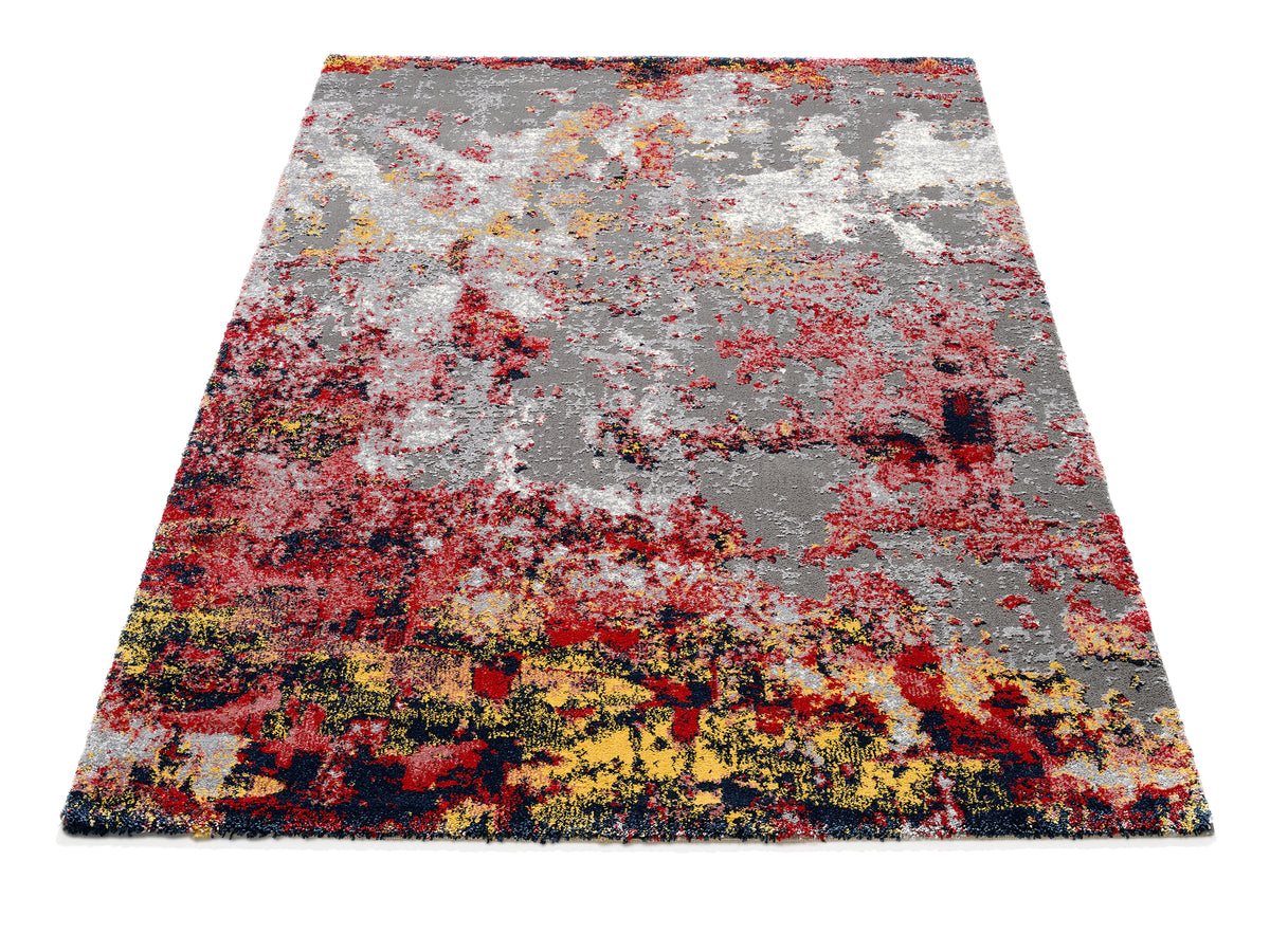 OCI Teppich HIGH AND LOW ONE multicolor weicher Shaggy Hochlor Langflor Teppich