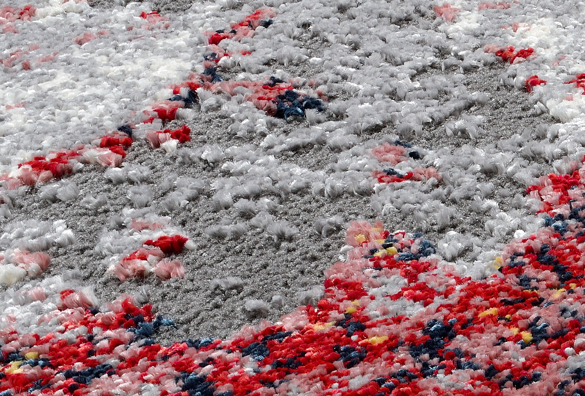 OCI Teppich HIGH AND LOW ONE multicolor weicher Shaggy Hochlor Langflor Teppich