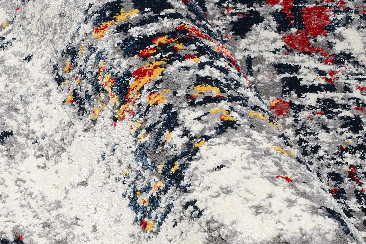 OCI Teppich HIGH AND LOW SIX multicolor Läufer weicher Shaggy Hochlor Langflor Teppich