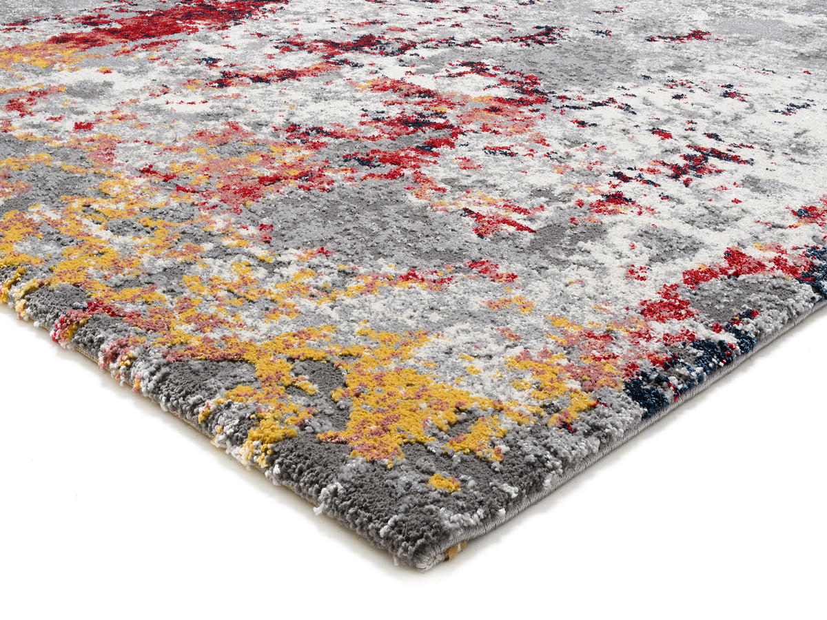 OCI Teppich HIGH AND LOW EIGHT multicolor weicher Shaggy Hochlor Langflor Teppich