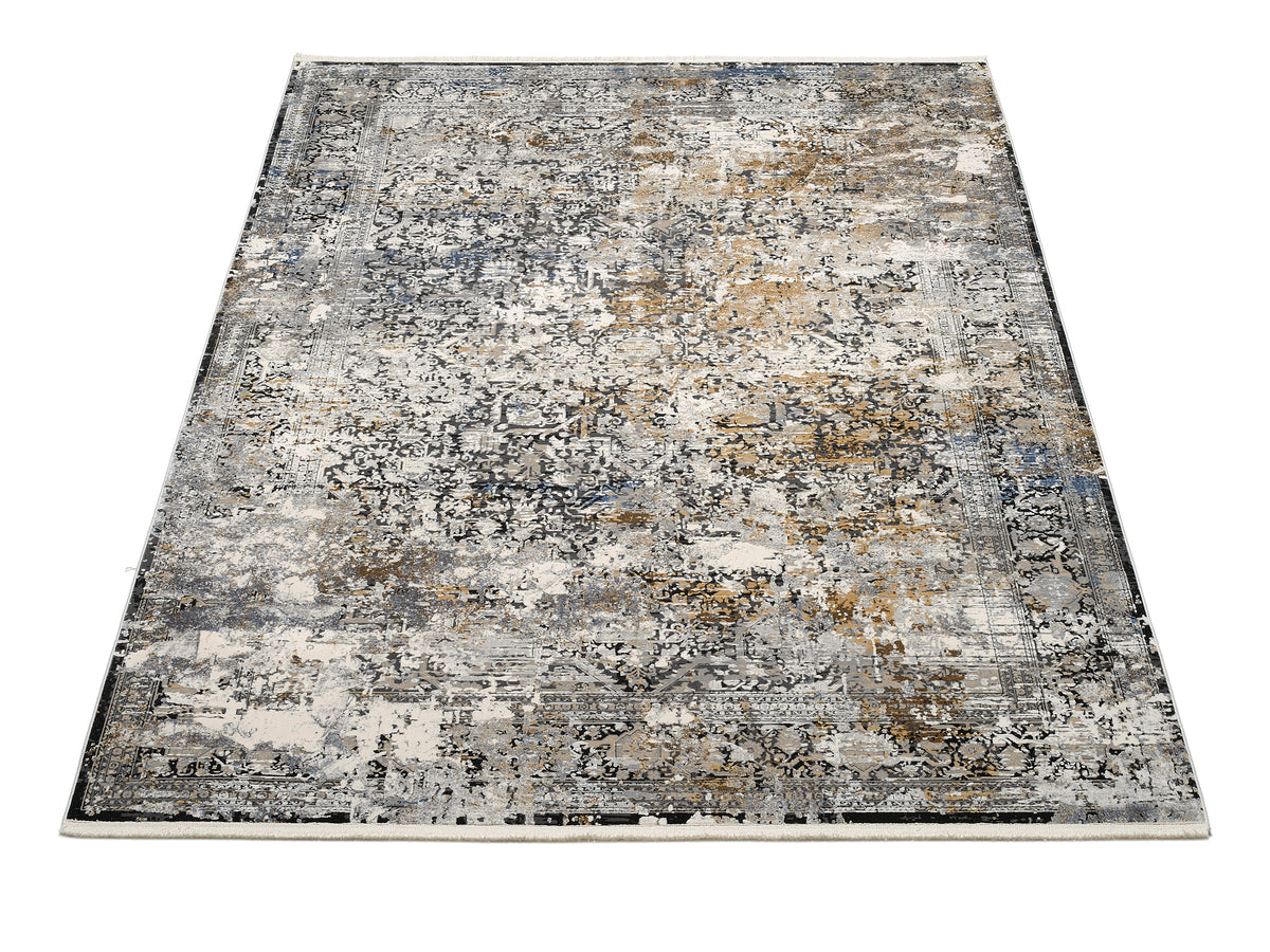 OCI Teppich IMPRESSION CASSINA grau-multicolor Vintage Designer Teppich