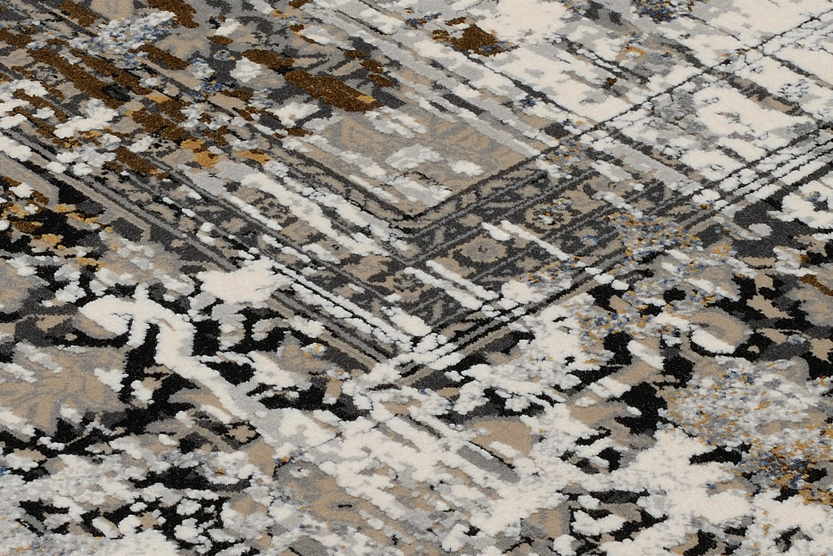 OCI Teppich IMPRESSION CASSINA grau-multicolor Vintage Designer Teppich