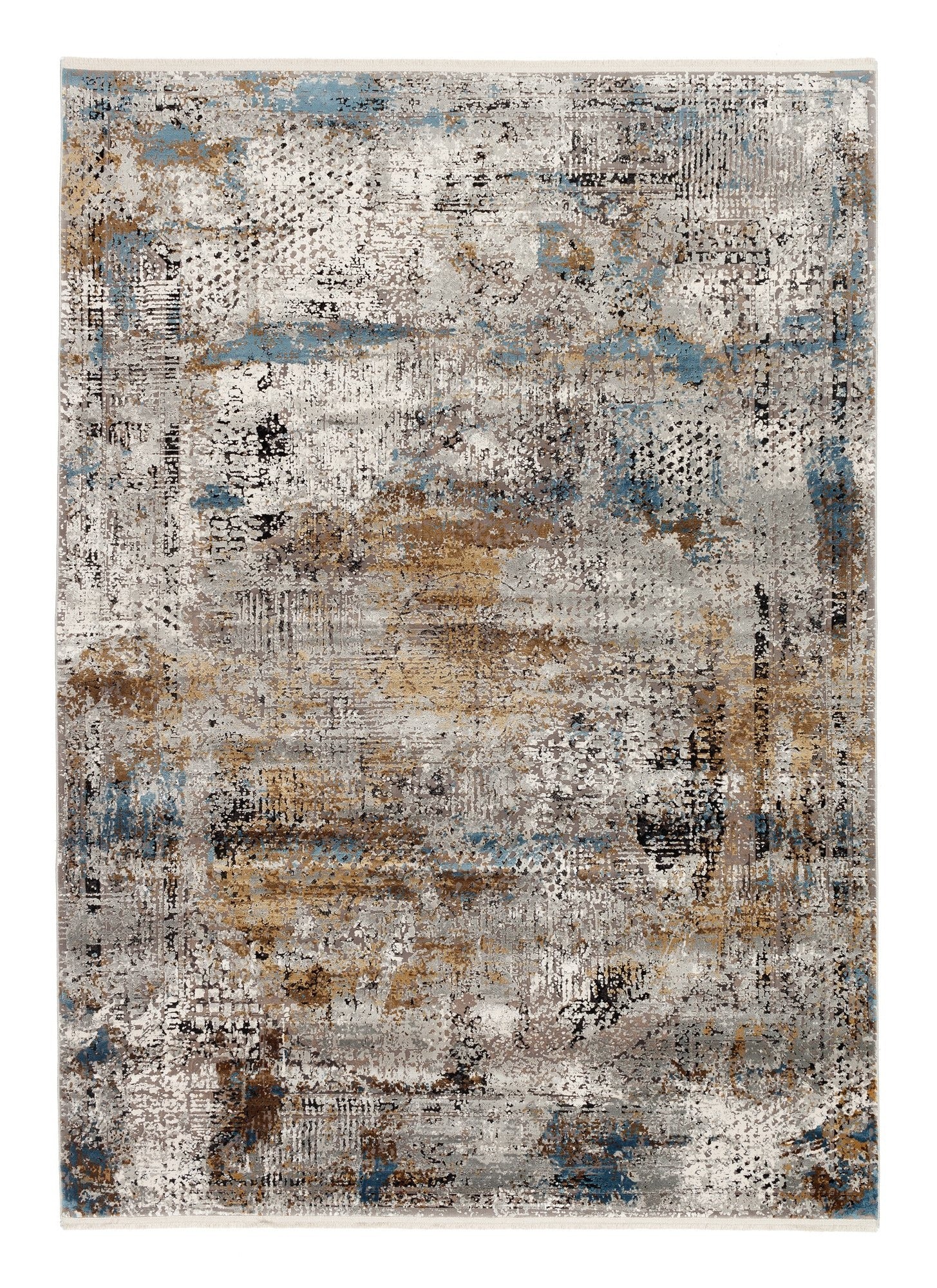 OCI Teppich IMPRESSION LUCERNE grau-multicolor Vintage Designer Teppich