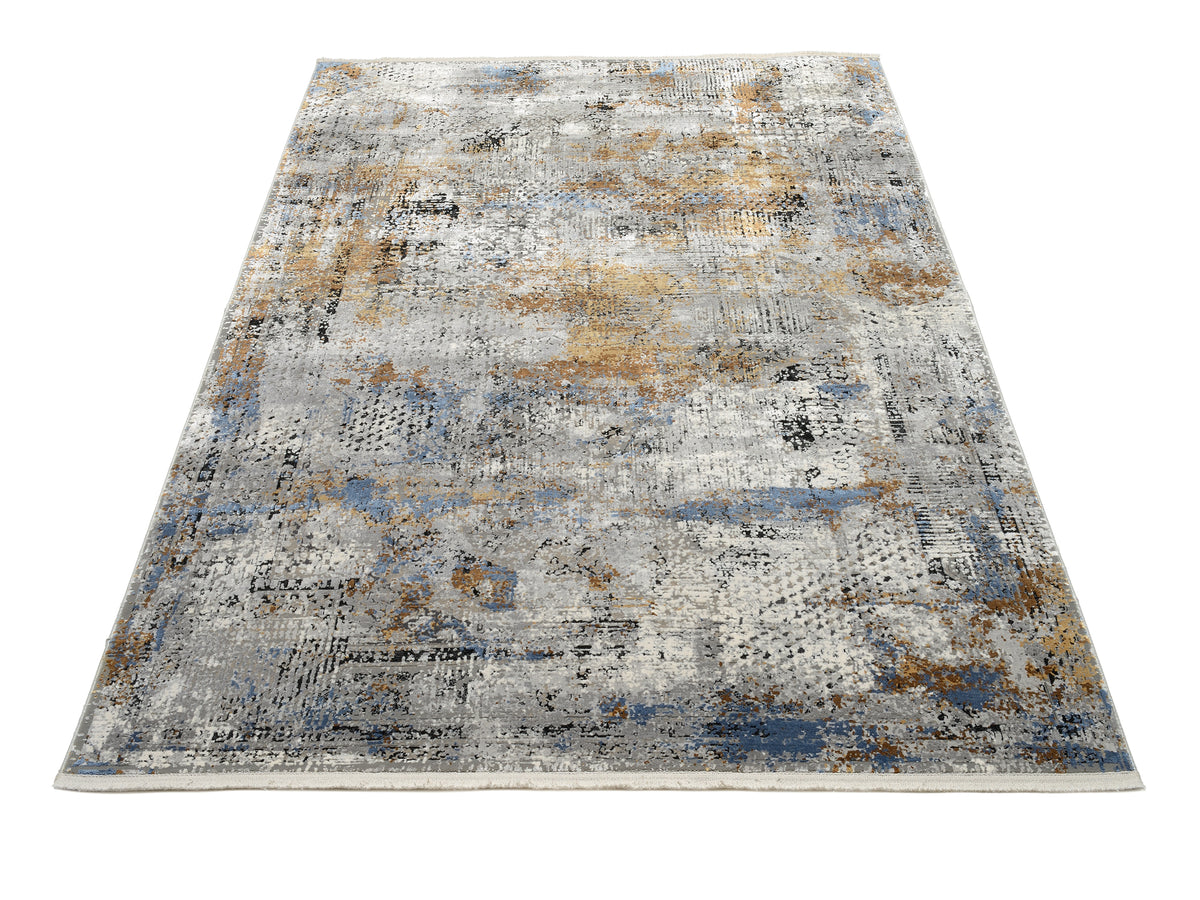 OCI Teppich IMPRESSION LUCERNE grau-multicolor Vintage Designer Teppich