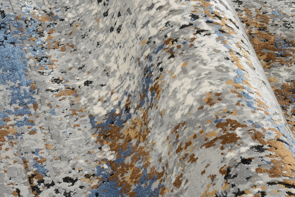 OCI Teppich IMPRESSION LUCERNE grau-multicolor Vintage Designer Teppich