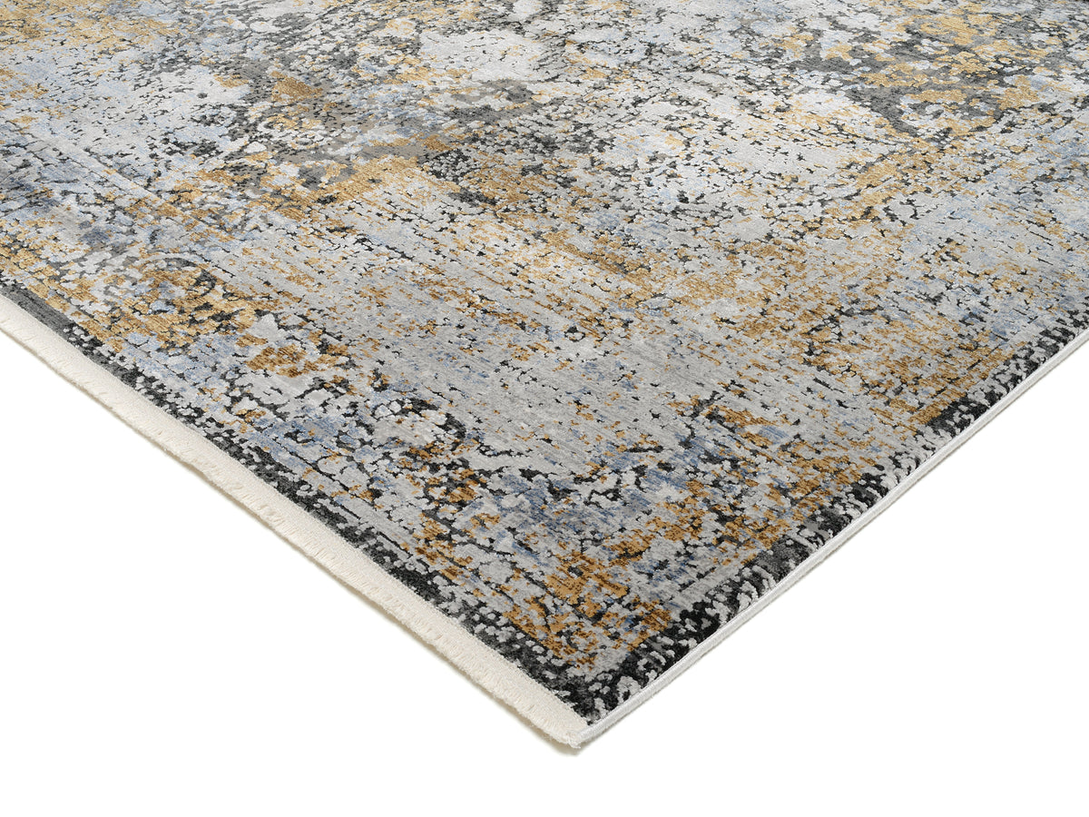 OCI Teppich IMPRESSION VERA grau-multicolor Vintage Designer Teppich