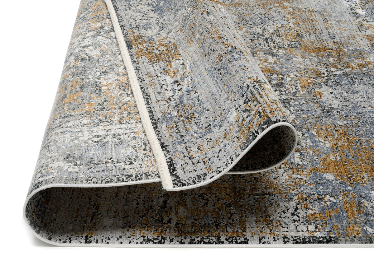 OCI Teppich IMPRESSION VERA grau-multicolor Vintage Designer Teppich