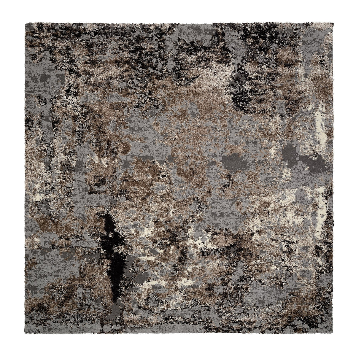 OCI Teppich JUWEL LIRAY braun-beige Quadratisch weicher Shaggy Hochlor Langflor Teppich