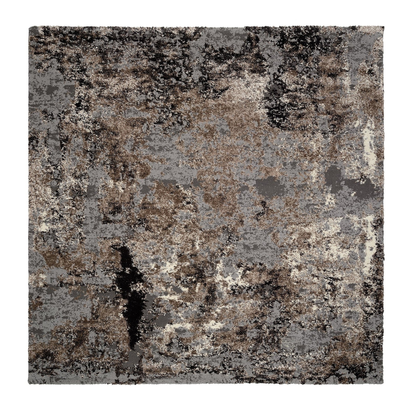 OCI Teppich JUWEL LIRAY braun-beige Quadratisch weicher Shaggy Hochlor Langflor Teppich