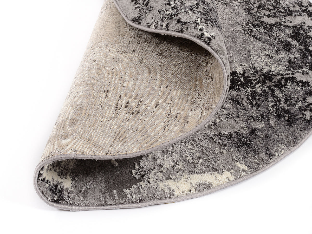 OCI Teppich JUWEL LIRAY grau-mix weicher Shaggy Hochlor Langflor Teppich