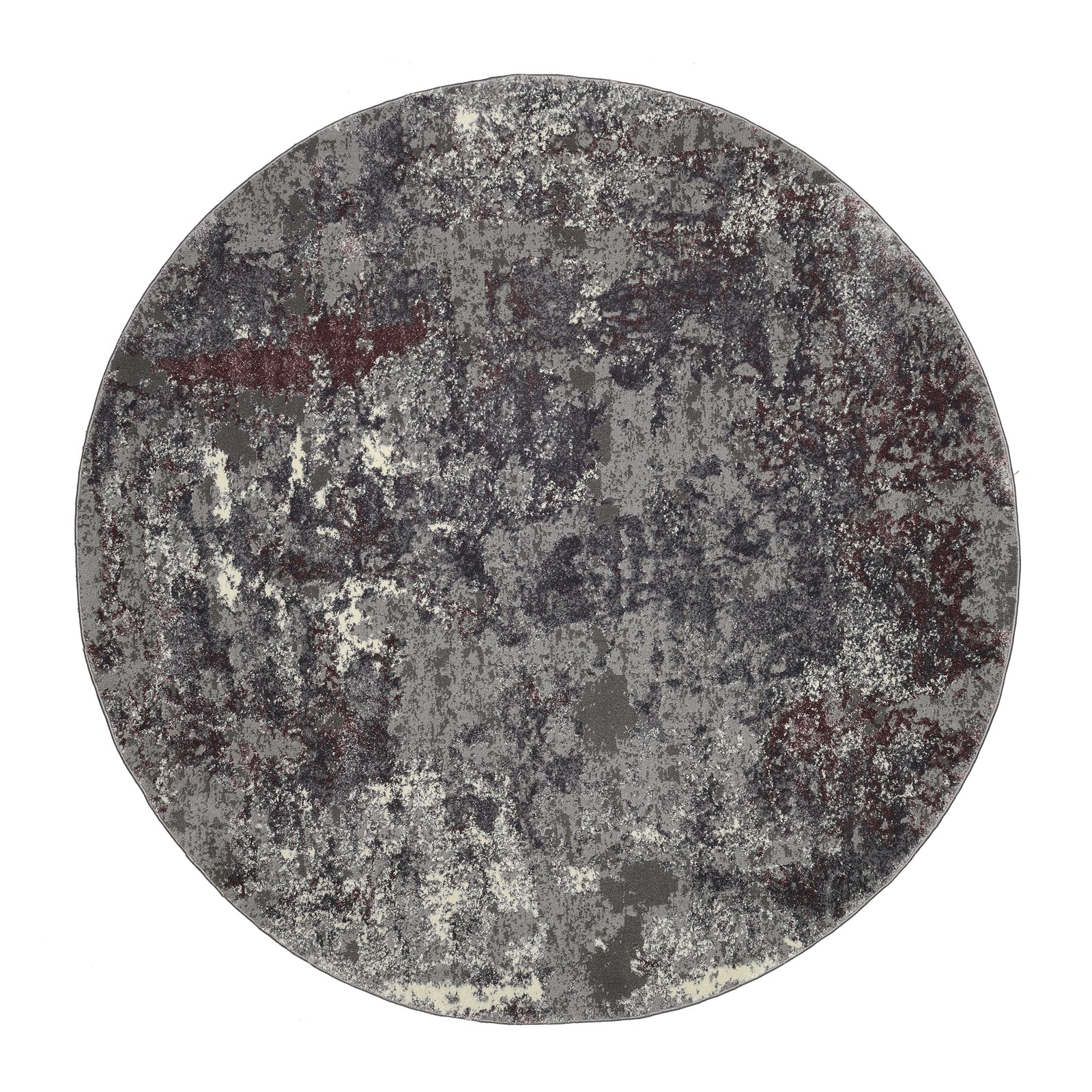 OCI Teppich JUWEL LIRAY aubergine-beige weicher Shaggy Hochlor Langflor Teppich