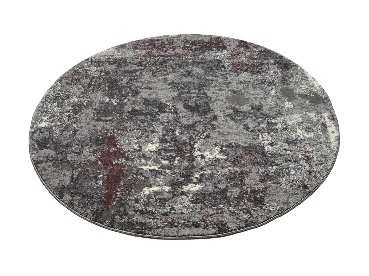 OCI Teppich JUWEL LIRAY aubergine-beige weicher Shaggy Hochlor Langflor Teppich