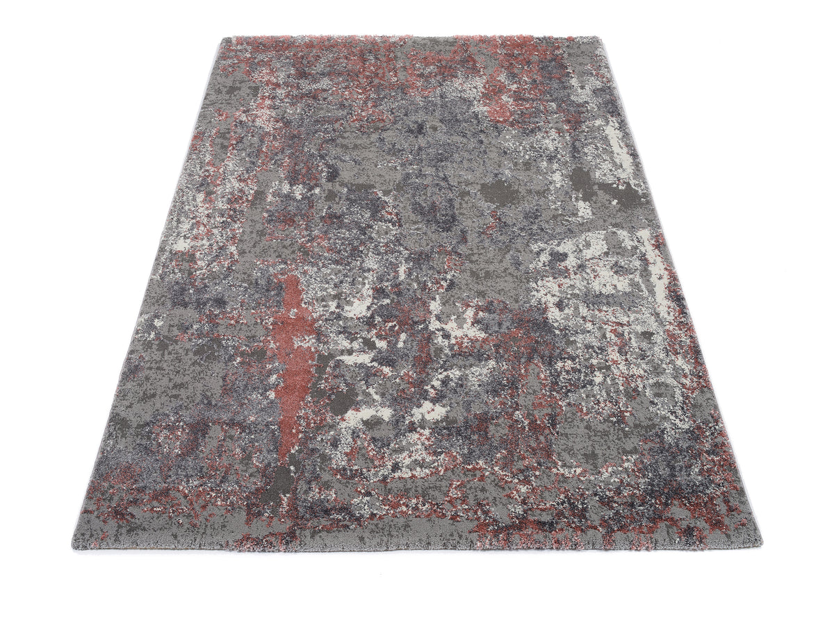 OCI Teppich JUWEL LIRAY rosenholz Quadratisch weicher Shaggy Hochlor Langflor Teppich