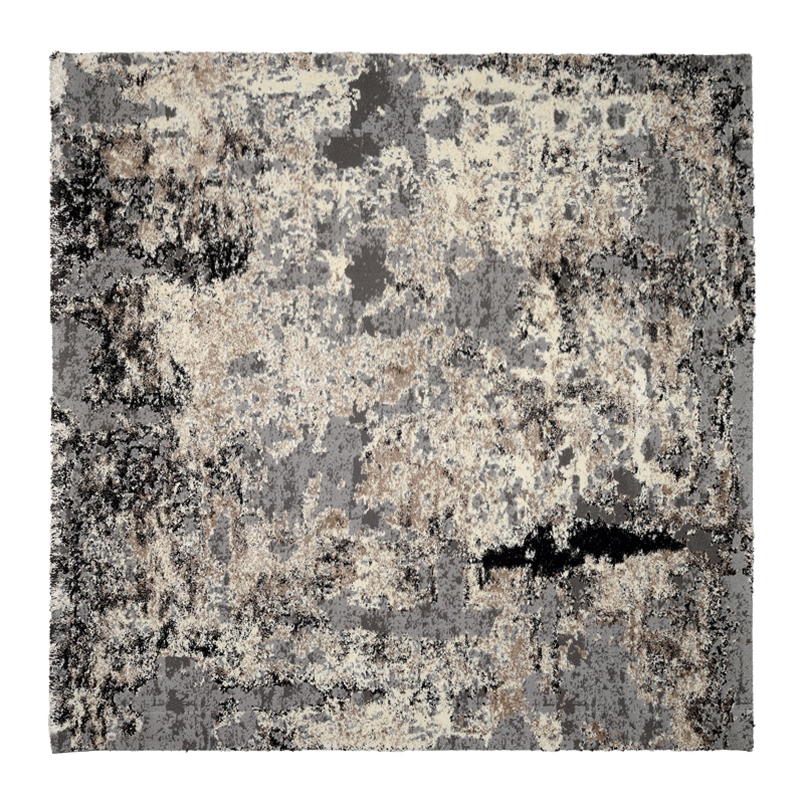 OCI Teppich JUWEL LIRAY h.grau Quadratisch weicher Shaggy Hochlor Langflor Teppich