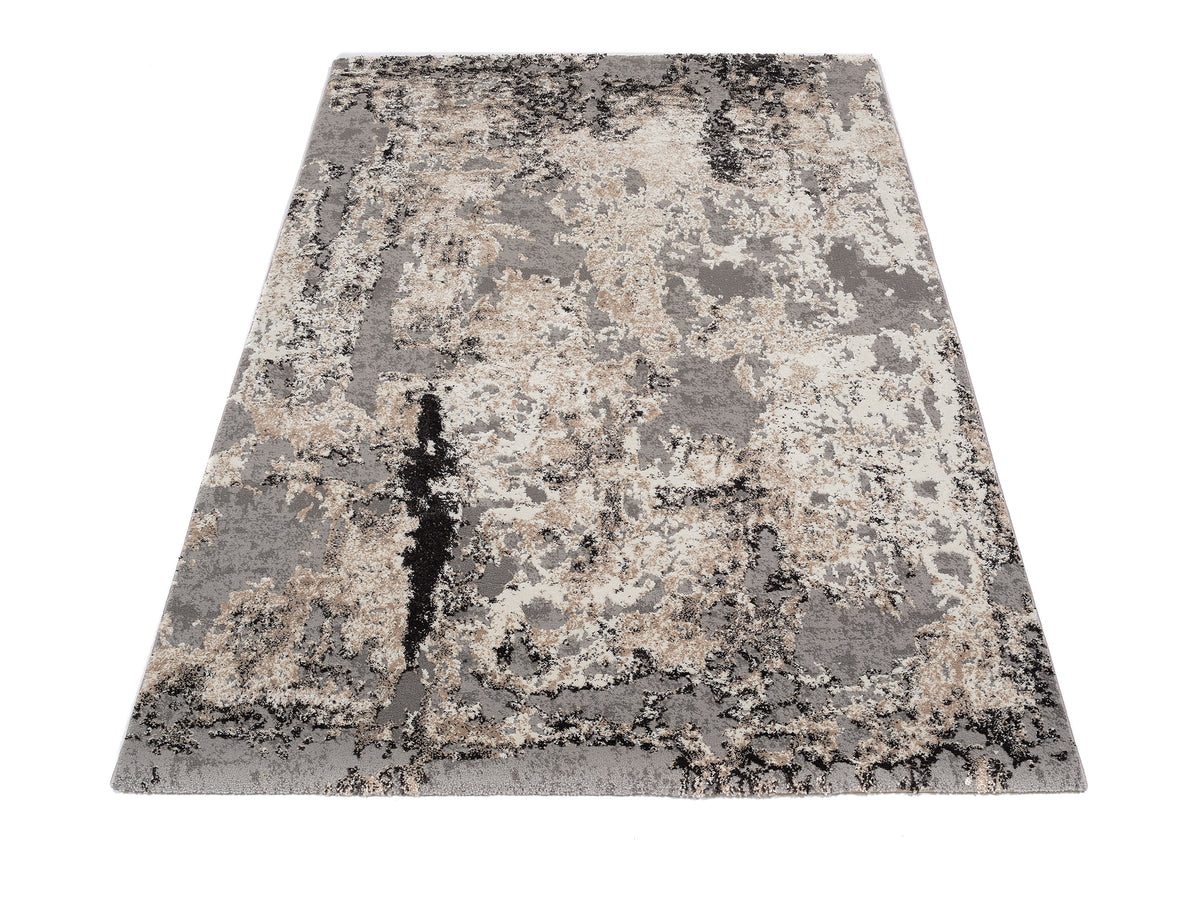 OCI Teppich JUWEL LIRAY h.grau Quadratisch weicher Shaggy Hochlor Langflor Teppich